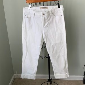 Liverpool White cropped white pants